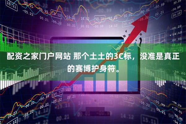 配资之家门户网站 那个土土的3C标，没准是真正的赛博护身符。